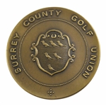 1962 Surrey County Golf Union Club Championship at Walton Heath Medal in Case