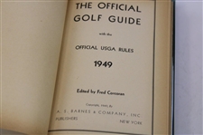 Four (4) Golf Books incl. 1949 Golf Guide, 'A History of Golf' by Browing, 'If You Play Golf..' by Penick & Other