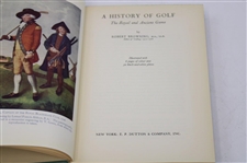 Four (4) Golf Books incl. 1949 Golf Guide, 'A History of Golf' by Browing, 'If You Play Golf..' by Penick & Other