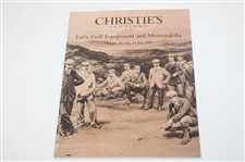 Three (3) 1990's Christies Golf Auction Catalogs