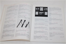 Three (3) 1990's Christies Golf Auction Catalogs