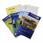 Five (5) Open Championship Pamphlets From 1980-2012