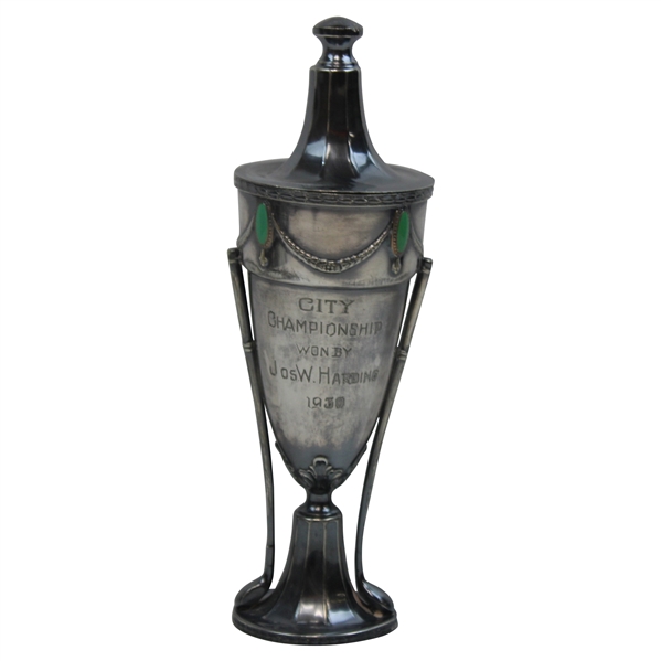 1930 City Championship Trophy Won By Jos W. Harding