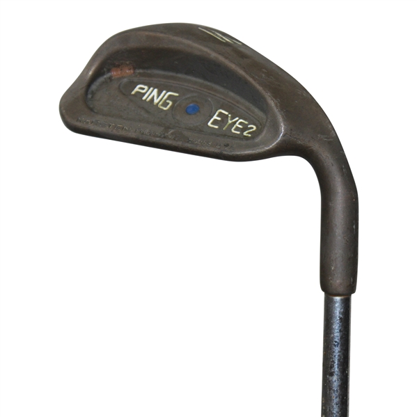 Paul Azingers Personal Used PING Karsten Phoenix I2 Blue Dot Wedge 85068 Pat. 0276644