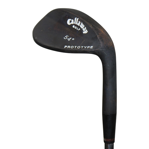 Paul Azingers Personal Used Callaway Golf Prototype 54 Degree Wedge