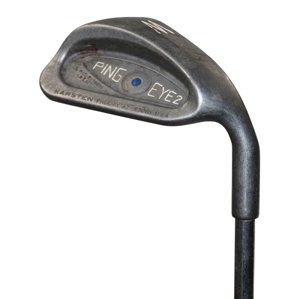 Paul Azingers Personal Used PING Karsten Phoenix I2 Blue Dot Wedge 85068 Pat. 0276644