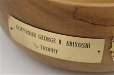 Bobby Clampett's 1978 John A. Burns Intercollegiate Classic Champion Governor George R. Ariyoshi Bowl/Trophy