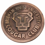 Bobby Clampetts Brigham Young University Cougar Club Medal