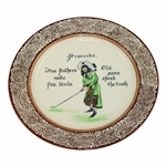 Vintage Royal Doulton Proverbs Ceramic Plate
