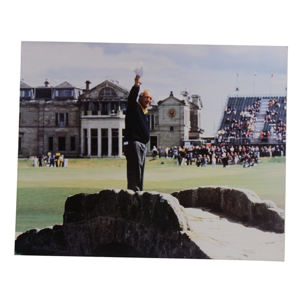 Arnold Palmer Farewell from the Swilken Bridge Final Open Championship Photo