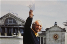 Arnold Palmer 'Farewell from the Swilken Bridge' Final Open Championship Photo