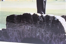 Arnold Palmer 'Farewell from the Swilken Bridge' Final Open Championship Photo