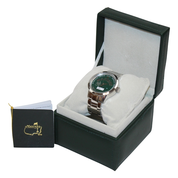 2012 Masters Tournament Ltd Ed Watch #917/1200 - Arnold Palmer 1962 - Original Box