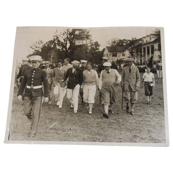 1930 US Amateur at Merion Bobby Jones Original Press Photo - October 13 