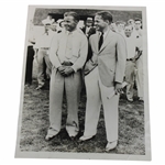 Bobby Jones & Johnny Goodman Original 1933 US Amateur Wire Photo