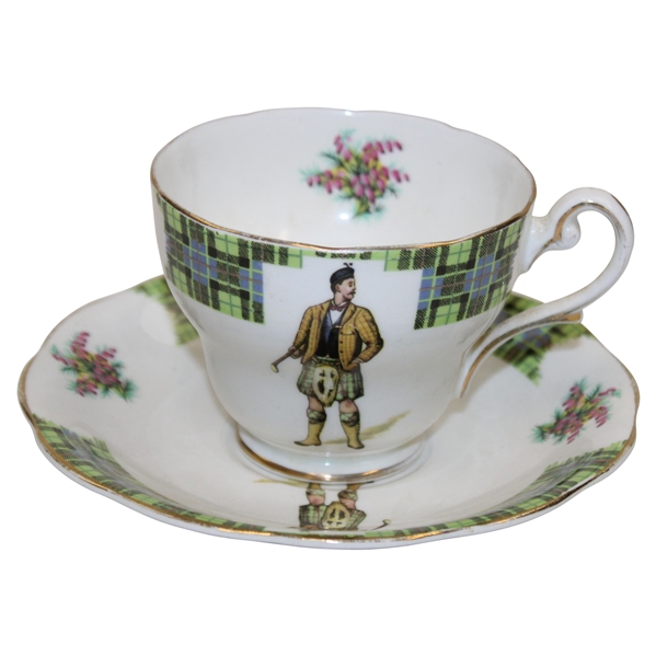 Bonnie Scotland Royal Standard Fine Bone China Tea Cup & Plate