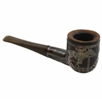 Silversmith Sterling Silver Overlay Tobacco Pipe