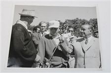 1962 Shell Show Booklet w/Two (2) Scorecards Marked & Signed by Swedish Players at Halmsted GC  - Sarazen Collection