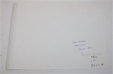 1962 Shell Show Booklet w/Two (2) Scorecards Marked & Signed by Swedish Players at Halmsted GC  - Sarazen Collection