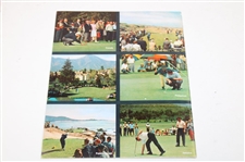 1962 Shell Show Booklet w/Two (2) Scorecards Marked & Signed by Swedish Players at Halmsted GC  - Sarazen Collection