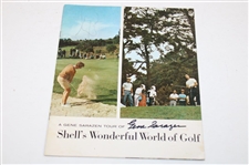 1964 Shell Show Gene Sarazen Signed Booklet w/Pictures from Japan of Tony Lema & Others - Sarazen Collection