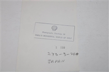 1964 Shell Show Gene Sarazen Signed Booklet w/Pictures from Japan of Tony Lema & Others - Sarazen Collection