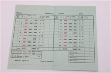 1965 Shell Show Booklet w/Three(3) Marked Scorecards from Matches at Sunningdale GC - Sarazen Collection 
