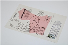 Gene Sarazen Signed 1982 The Cradle of Golf in America Westchester County NY Card JSA ALOA