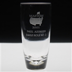 Paul Azingers 2001 Masters Tournament Hole No. 2 Steuben Crystal Eagle Glass