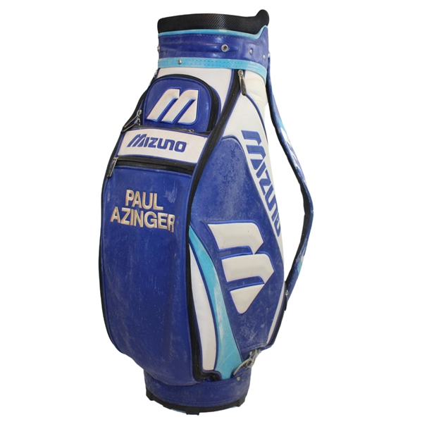 Paul Azingers Mizuno Blue/White/Aqua Full Size Golf Bag