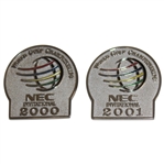 Paul Azingers 2000 & 2001 World Golf Championships NEC Invitational Pins