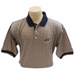 Paul Azingers 2002 Ryder Cup at The Belfry Team USA Antigua Tan Rectangle Pattern Golf Polo