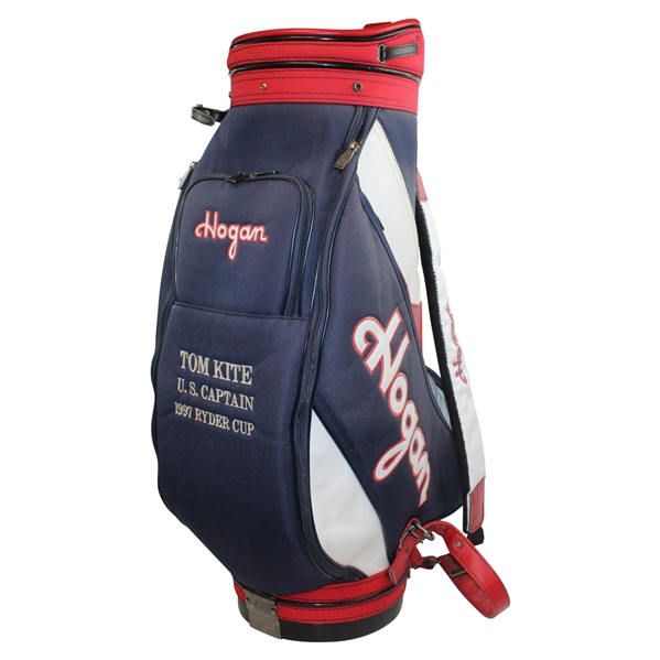 Tom Kite 1997 Ryder Cup Team USA Captain Hogan Co. Full Size Red, White & Blue Golf Bag 