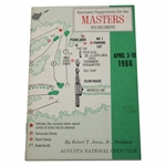 1966 Masters Tournament Spectator Guide - Jack Nicklaus Winner