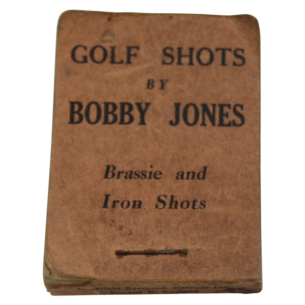 c.1920s Golf Shots by Bobby Jones Brassie and Iron Shots Flicker Book