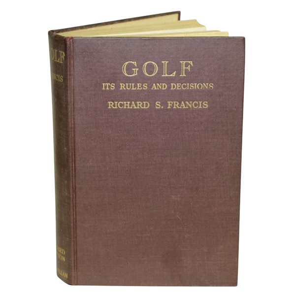 1939 Golf - Its Rules & Decisions by Richard Francis