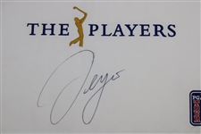 Sergio Garcia Signed The Players Championship TPC Sawgrass Embroidered Flag JSA ALOA