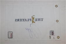 Sergio Garcia Signed The Players Championship TPC Sawgrass Embroidered Flag JSA ALOA