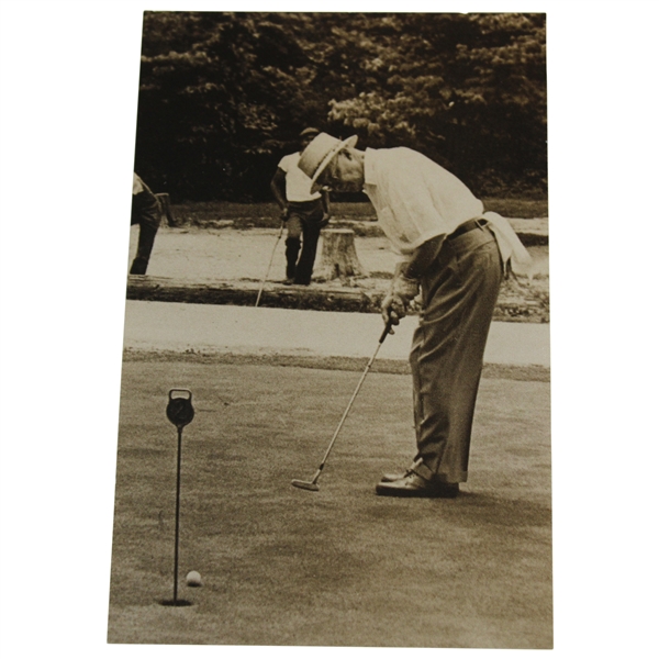 President Dwight D. Eisenhower During his presidency relaxed playing golf Post Card