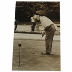 President Dwight D. Eisenhower During his presidency relaxed playing golf Post Card