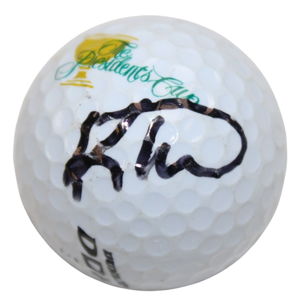 Kirk Triplett Signed Presidents Cup Logo Golf Ball JSA ALOA