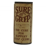 Vintage Sure-Grip The Cure For Slippery Golf Clubs Cannister