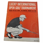 1963 Lucky International Open Golf Tournament at Harding Park Program - Jack Burke Jr. Winner