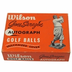 Vintage Wilson Gene Sarazen Autograph Golf Balls with Vulcanized Cover - Box Only