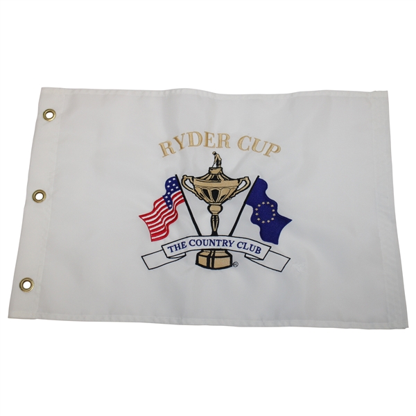1999 Ryder Cup at The Country Club Brookline Embroidered Pinny Flag