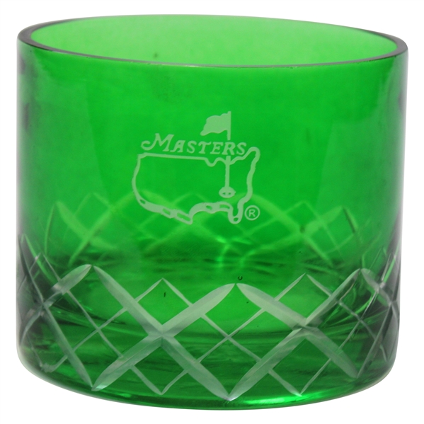 Augusta National GC Masters Limited Emerald Cut Glass Candle Holder