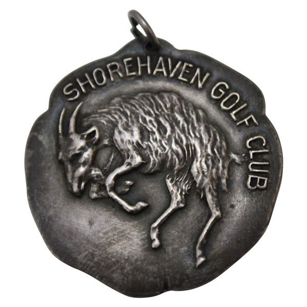 Shorehaven Golf Club Sterling Silver Goat Medal