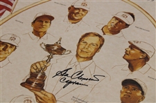 Ben Crenshaw Signed 1999 Ryder Cup Poster with 'Captain' JSA ALOA