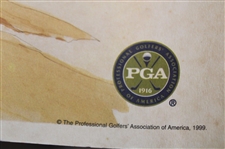 Ben Crenshaw Signed 1999 Ryder Cup Poster with 'Captain' JSA ALOA