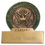 Champion Tiger Woods 2008 U.S. Open Contestant Badge From Torrey Pines